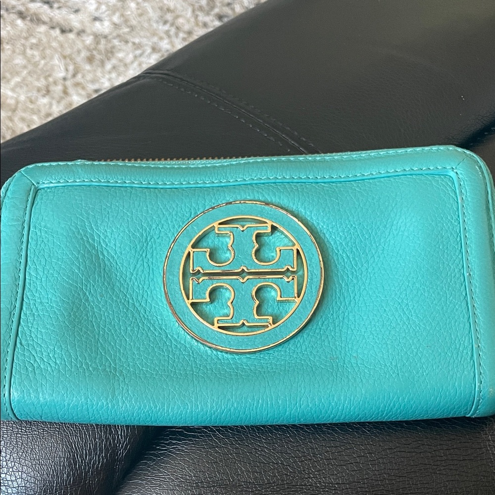 Tory Burch Turquoise Wallet